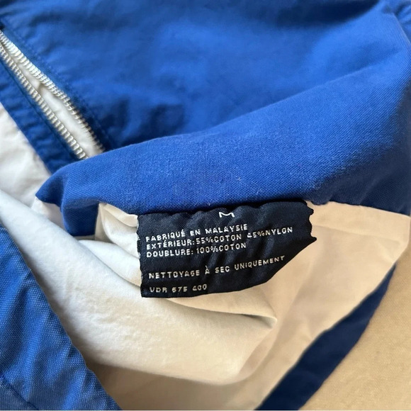 Vintage Nautica Lightweight Blue Jacket with Hidden Hoodie Size Medium - Picture 7 of 13